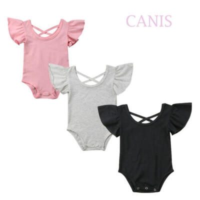 

Newborn Kids Baby Girls Romper Bodysuit Jumpsuit Outfits Sunsuit Clothes 0-24M