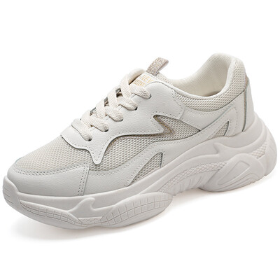 

LZJ Womens Shoes Casual Mesh Light Woman Fashion Sneakers Vulcanized Shoes Zapatillas Mujer Brand Woman Platform Sneakers