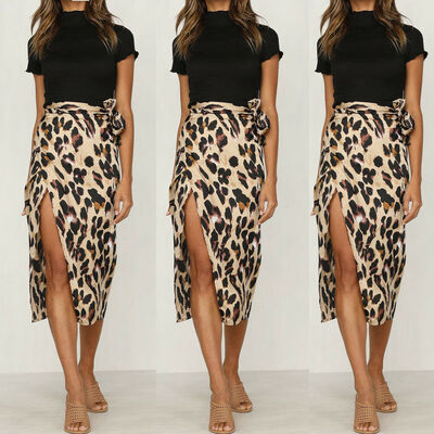 

Womens Lace Up High Waist Gothic Asymmetric Long Skirt Flared Dress Skirt Ladies