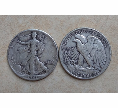 

30mm Walking Liberty USA Silver Coin Random year