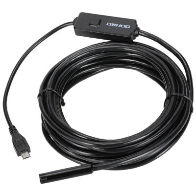 

OWSOO 20 Megapixels HD 8 LEDS 8MM 720P Endoscope IP67 Waterproof Inspection Borescope USB Wire Snake Tube Camera 6LEDS for OTG C