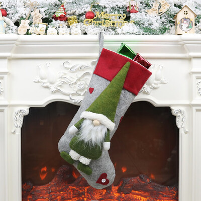 

Siaonvr Christmas Decorations Plush Tree Hanging Bag Faceless Doll Socks Gift Bag