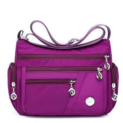 

Nylon Back Bag Women Canvas Middle-aged Mother Bag One Shoulder Back Bag Oxford Bag