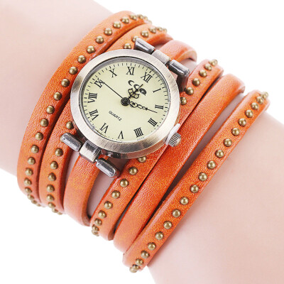 

CCQ Ladies Quartz Wristwatches Women Leather Bracelet Watch Fashion Casual Analog Quartz Watch Clock Hour Relogio Feminino 533