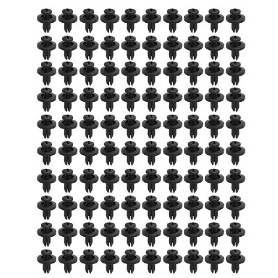 

Nylon Fastener Rivet Clips Push Type Retainer Rivet Retainer Trim 6mm Hole Size 100 Pcs