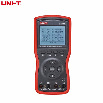 

UNI-T UT265B Auto Double Two-Way Clamp Digital Phase Meter 600V Ammeter Power Factor Tester with LCD Backlight