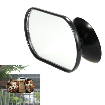 

Adjustable Baby Mirror Car Rear Seat Rearview Mirror Reversing Safety Mirror Black