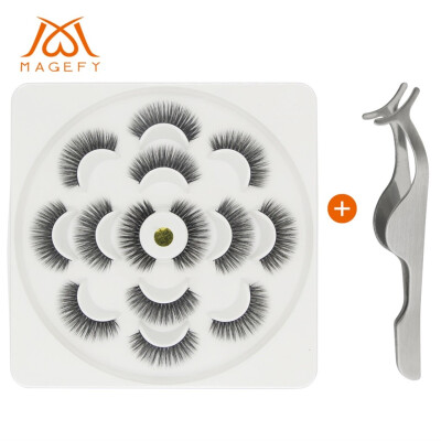 

Gobestart 7 Pairs Of Lotuses With 3D Mink False Eyelashes And Natural Dense Eyelashes