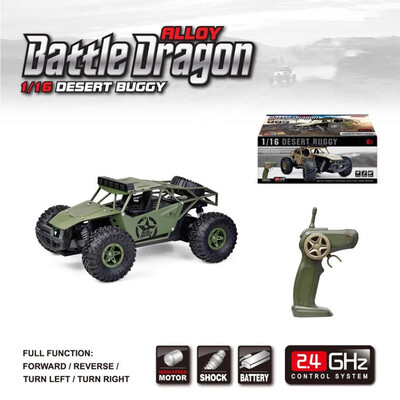

Siaonvr BG1527 24G 116 4WD Military Truck Off-road Climbing Alloy RC Car RTR