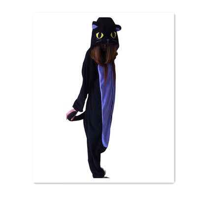 

Halloween cosplay unisex flannel animal adult pajamas soft comfortable pajamas hooded jumpsuit ladies pajamas home service