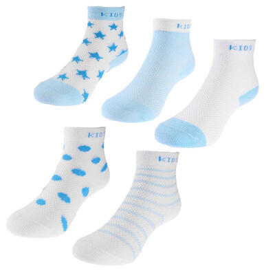 

5 PairsSet Winter Kids Baby Toddler Mesh Cartoon Breathable Cotton Socks