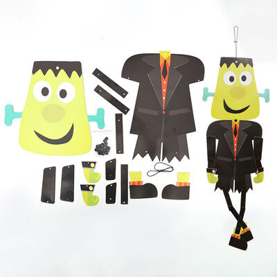 

1pcsset Halloween Paper Diy Pendant 3d Skeleton Zombie Vampire Ornament Funny Festive Party Supplies Wedding DIY Decoration