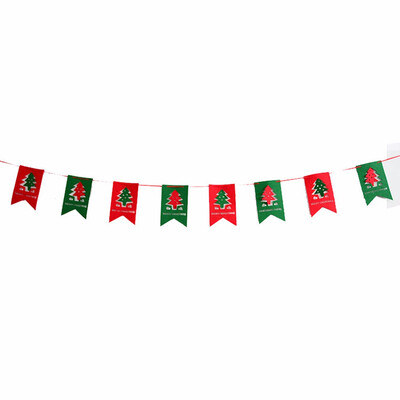 

〖Follure〗Christmas Paper Garlands String Hanging Flag New Year Party Decoration