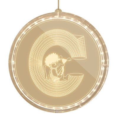 

Gobestart USB Letter Lights LED Light Up White Plastic Letters Hanging type AK