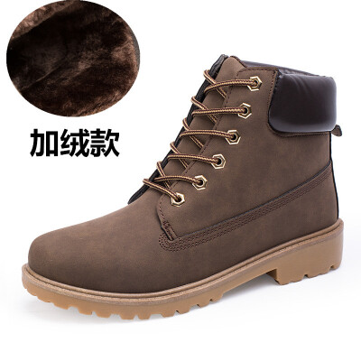 

Couple Martin boots men outdoor tooling cotton boots mens boots high to help mens shoes large size military boots