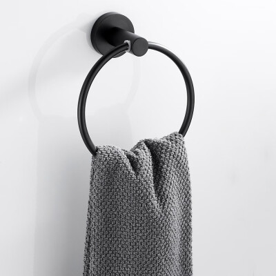 

Stainless Steel Towel Ring Holder Hanger Chrome Wall Mounted Bathroom Home Hotel