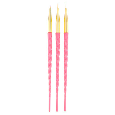 

〖Follure〗3pcsNail Art UV Gel Polish Design Dot Painting Detailing Pen Brushes Tool Set
