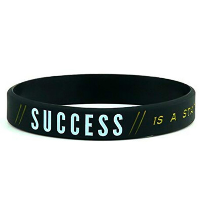 

1 pc Success Focus And Create Motivational Silicone Wristbands