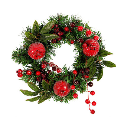 

Tailored 30cm Pomegranate Fruit Door Wreath Door Wall Ornament Christmas Party Decoration
