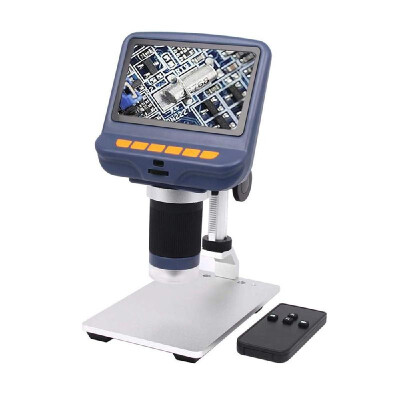 

Desktop Mini Microscope 220X Magnification USB Digital Microscope 43-inch HD Screen with LED Light for Repairing Soldering Jewelr