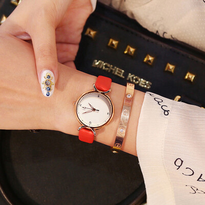 

French minority watches female ins wind high school students Korean version of simple Mori academic style ladies small delicate te