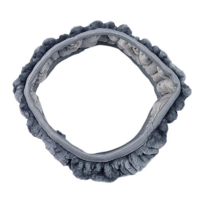 

KELIMA Car Steering Wheel Cover Ultra Flexible Telescopic Soft Plush New Cover Car Wheel Protector