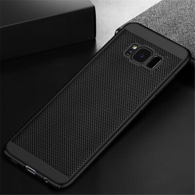 

Goowiiz Phone Case For Samsung Galaxy J3 J327J5 J520J7 J720 2017 Full Protection Slim Hard PC Breathable Grid Back Cover