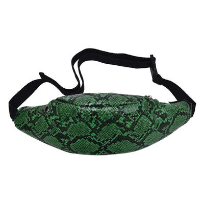 

Snake Print Waist Fanny Belt Packs Shoulder Women PU Leather Chest Bags