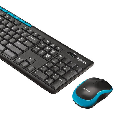 

Logitech MK275 Wireless Mouse & Full-Size Keyboard Set Combo 24G Receiver For Laptop PC Desktop Computer