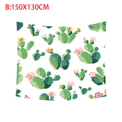 

Toponeto Cactus Tapestry Wall Hanging And Cactus Plant Printed Tapestry Cactus Watercolor Tapestry