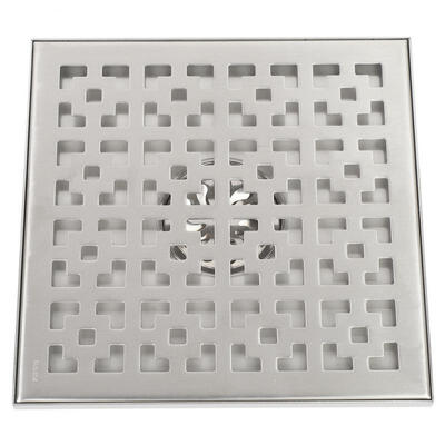 

Greensen Stainless Steel Shower Floor Drain Bathroom Drainage Gully Leakage Core Square 3030cm