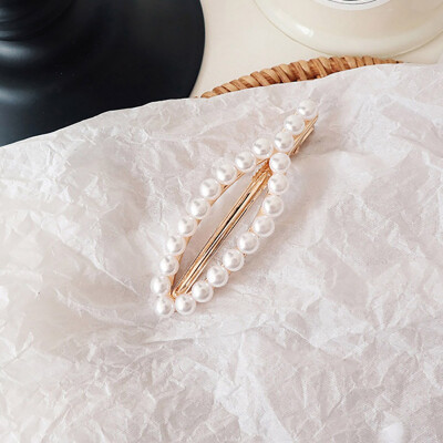 

Pearl Metal Hairclips Women Hair Clip Hairpin Girls Hairpins Barrette Hairgrip Bobby Pin Hair Accessories