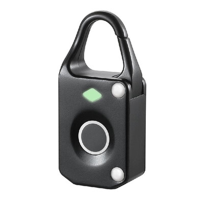 

Fingerprint Lock Intelligent Keyless USB Charge Waterproof Anti-theft Security Door Luggage Lock Silvery