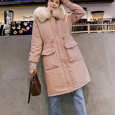 

Toponeto Women Fashion Wool Zipper Pocket Hoodie Drawstring Long Jackets Outwear Coat