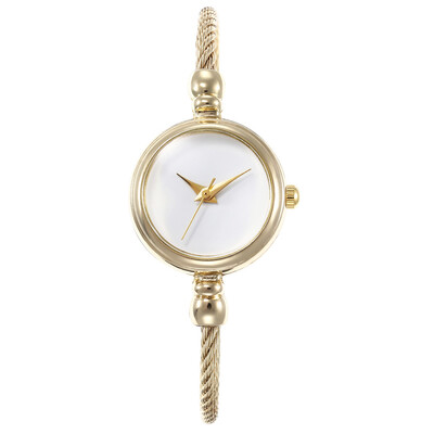

New ladies alloy wire rope bracelet watch chic wind fresh student casual fashion watch female models