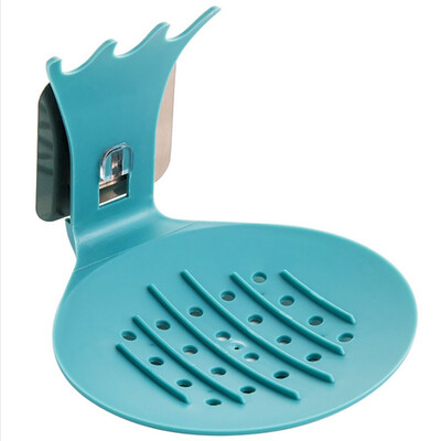 

Toponeto Wall-Mounted Soap Box Holder Bathroom Storage Box Drain Soap Dish