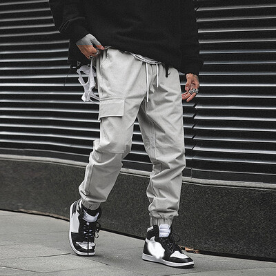 

Gobestart Mens New Style Fashion Pure Color Overalls Leisure Large Yard Trousers Pant