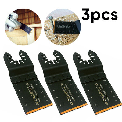 

3pcs Set 34mm Multi-function HCS Oscillating Tool Accessories For Hard Metal
