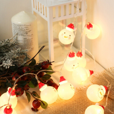 

15M 3M snowman led fairy string lights santa led Christmas light home garden indoor party wedding Christmas decoration light