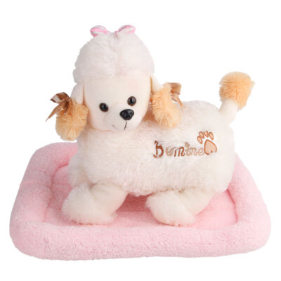 

Ktaxon New Small Medium Soft Plush Dog Pet Cat Bed Warm Mat Crate Kennel