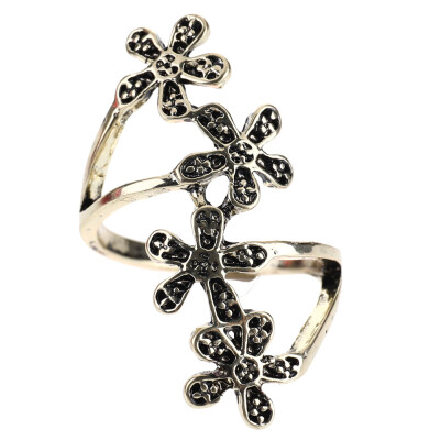 

Original Single Trade Four Small Plum Flowers Retro Ring Jewelry Factory Direct