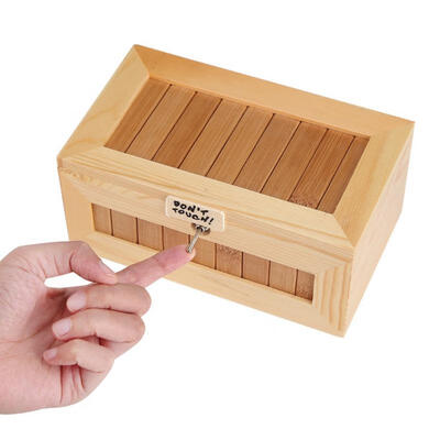 

Greensen Wooden USB Electronic Box Cute Tiger Funny Interactive Stress-Relief Toy Gift Desk Decoration