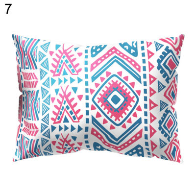 

Mandala Round Flower Pillow Case Cushion Cover Sofa Bed Car Cafe Office Decor
