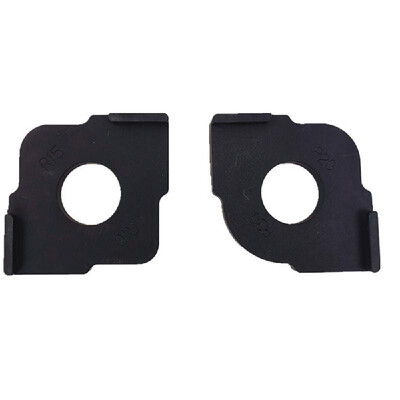 

2pcs Aluminum Alloy Half Round Corner Radius Quick Jig Positioning Template Router R-angle Locator Woodworking Tool for Trimming