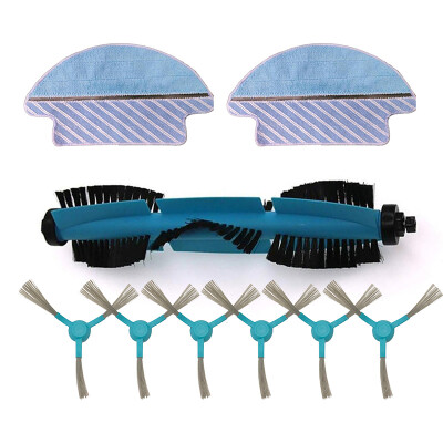 

9Pcsset Side&Main Brush Mop Cloth Set For Congo 3090 Vacuum Cleaner Accessories