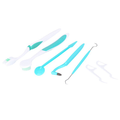 

Remove Stains Teeth Cleaner Whitening Blue Toothbrush Set
