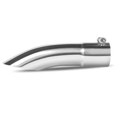 

Bolt On 3" Inlet Outlet 15" Lenght Turn Down Exhaust Tip Pipe Stainless Steel