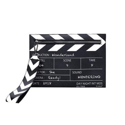 

Fashion Women Film Field Card Clutch Zipper Wallet Messenger Shoulder Bag