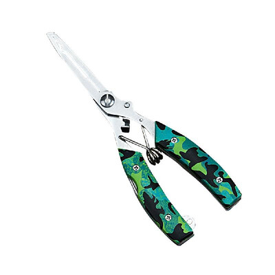 

Multi-purpose Stainless Steel Pliers Scissors Line Cutter Camouflage Fishing Pliers Lure Hook Remover Tackle Tool Fishing Accessor