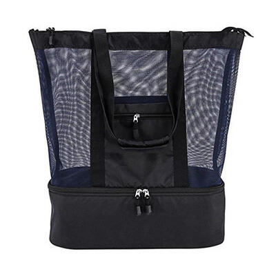 

Waterproof Big Capacity Outdoor Insulated Cooler Bag Food Picnic Mesh Pack